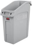 Rubbermaid Slim Jim Under Counter műanyag szemetesek szelektált hulladékgyűjtésre, 49 literes térfogat, szürke