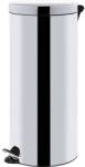 ALDA Basic fém szemétkosár, 30 l űrtartalom, fényes rozsdamentes acél