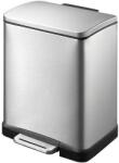 EKO E-Cube szögletes pedálos szemetes, 12 l, EKO