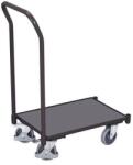 Cordes Platformkocsi fogantyúval, 250 kg-ig, 10 mm-es élvastagság, 74 x 41, 5 x 97 cm, szürke