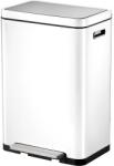 EKO X-Cube pedálos szemetes, 45 l, fehér