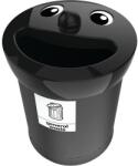 VEPA BINS Smiley Face szemetes, 52 l, általános hulladékhoz, fekete