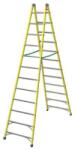 FACAL Üveglaminát kettes létra Facal, 2 x 12 létrafok
