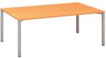 Alfa Office Alfa 420 konferenciaasztal szürke lábazattal, 200 x 120 x 74, 2 cm, bükk Bavaria mintázat