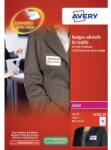 Avery Fehér textil öntapadós kitűző 80x50 mm