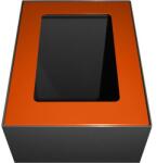 V-Part Fedél moduláris, 60 l-es hulladékgyűjtő egységhez, narancssárga