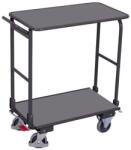 Cordes Összecsukható polcos kocsi, 2 polccal, 89 x 45 x 97 cm, szürke