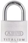 Abus Titalium 64 sorozatú lakat, egységkulcsos, 30 mm