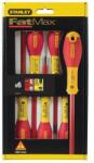 STANLEY FatMax® szigetelt villanyszerelő csavarhúzó, 6 db