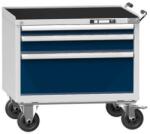 POLAK Műhelykocsi ZKM59-1, 45x36D, 884 x 753 x 855 mm, szürke-sötétkék