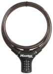 Master Lock acél kombinált kerékpárkábel 0, 9 m, fekete