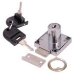 Ironmongery Bútorzár 19 x 22 mm, króm