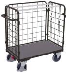 Cordes 3 hálós falú kocsi, 500 kg-ig, 119 x 62, 5 x 122 cm, szürke