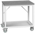 bott Mobil műhelyasztal Bott Verso Frame, 93 x 100 x 80 cm, linóleum, szürke-szürke