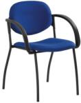 ALBA CR Mandy Black konferenciaszék kartámlákkal, kék