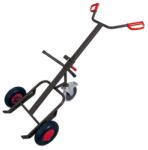 Cordes Rudl RU203 tartókerékkel ellátott dobokhoz, 250 kg-ig, felfújható kerekekkel, szürke