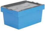 UTZ Műanyag szállítódoboz színes burkolattal, 55 l, szürke