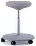 Bimos Munkaszék Bimos Labster 9107 kerekekkel, műbőr, szürke