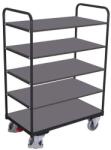 Cordes Magaspolcos kocsi, 250 kg-ig, 5 polcos, 153 x 106 x 60 cm, szürke