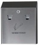 Rubbermaid Smokers' Station csikkgyűjtő, fekete és szürke
