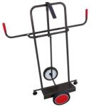 Cordes Molnárkocsi RU242 táblákhoz, tartóval, 250 kg-ig, tömör kerekekkel, szürke