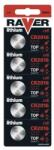 RAVER CR2016 lítium gombelem, buborékcsomagolásban