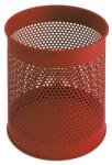 VEPA BINS Fém perforált szemetes, 15 l, piros