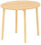 Alfa Office Kör alakú konferencia asztal Alfa Root, 90 x 74, 2 cm, tölgy