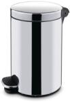 ALDA Basic fém szemétkosár, 5 l űrtartalom, fényes rozsdamentes acél
