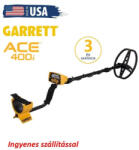  Garrett Ace 400i fémdetektor fémkereső (FEJHALLGATÓ NÉLKÜL! )