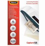 Fellowes Lamináló fólia, A6, 125 mikron, fényes, 100 db/doboz, Fellowes® (5307201) - web24