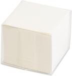 Bluering Kockatömb 8x8x6, 5cm, ragasztás nélküli, transzparens tartóban 80% fehérség Bluering® fehér (894450) - web24
