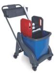 Planet Takarítókocsi műanyag 1 x 25 liter UPE803 Planet kék/piros (UPE803) - web24