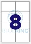 BLUERING Etikett címke, 105x70mm, 100 lap, 8 címke/lap Bluering® (BRET114) - web24
