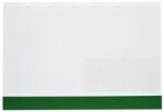 Realsystem Asztali könyöklő fehér lapokkal zöld műbőrcsíkkal 570 x 390 mm Realsystem 2026/2027 (7141-08) - web24