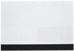 Realsystem Asztali könyöklő fehér lapokkal fekete műbőrcsíkkal 570 x 390 mm Realsystem 2026/2027 (7141-01) - web24