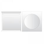 Bluering Boríték TCD öntapadó CD/DVD papírtok 125x125mm 1000 db/doboz Bluering® fehér (BORTCD) - web24