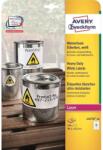 AVERY Etikett címke, 99, 1 x42, 3mm, időjárásálló poliészter, 12 címke/ív, 20 ív/doboz, Avery fehér (L4776-20) - web24