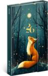 Presco Határidőnapló mágnessel záródó, heti, fehér lapokkal Fox 130x210 mm, Presco (5413-FO) - web24