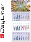 Dayliner Speditőr naptár 3 tömb, 3 hónap Maxi Club 350 × 820 mm, fehér lapokkal Erdő Dayliner 2026 (DL6SP-3MACU-ER) - web24