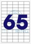 Bluering Etikett címke, 38, 1x21, 2mm, 100 lap, 65 címke/lap Bluering® (BRET134) - web24