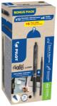 Pilot Rollertoll 0, 5mm, törölhető Pilot Frixion Clicker GreenPack, 12 toll + 12betét, írásszín fekete (BLRT-GREENPACK-B) - web24
