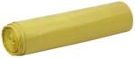  Szemeteszsák 135 liter 70 x 110 cm 25 mikron 10 db/tekercs sárga (63384) - web24