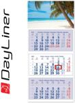 Dayliner Speditőr naptár 3 tömb, 3 hónap Maxi Club 350 × 820 mm, fehér lapokkal Tengerpart Dayliner 2026 (DL6SP-3MACU-TE) - web24