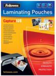 Fellowes Lamináló fólia, 54x86mm, 125 mikron, fényes, 100 db/doboz, Fellowes® (5306302) - web24