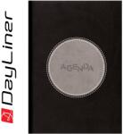 Dayliner Határidőnapló Central A5 napi, fehér lapokkal fekete - szürke Dayliner 2026 (DL6AG-CEFA5NA-FS) - web24