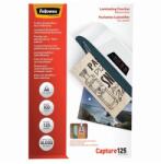 Fellowes Lamináló fólia, A4, 125 mikron, fényes, öntapadó hátlappal, 100 db/doboz, Fellowes® (5328901) - web24
