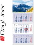 Dayliner Speditőr naptár 3 tömb, 3 hónap Maxi Club 350 × 820 mm, fehér lapokkal Hegy Dayliner 2026 (DL6SP-3MACU-HE) - web24