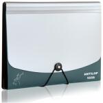 ANTILOP Irattartó mappa, harmonikamappa, 12 rekeszes, műanyag Antilop, zöld (A5558Z) - web24