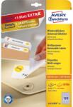 AVERY Etikett címke, 25, 4 x10mm, univerzális visszaszedhető, 189 címke/ív, 25 ív/doboz, Avery fehér (L4731REV-25) - web24